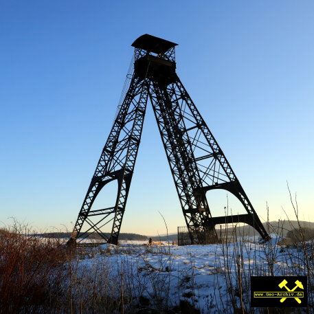 Tuerkschacht im Revier Schneeberg - Neustaedtel, Erzgebirge, Sachsen - 8. Februar 2023 (5).JPG
